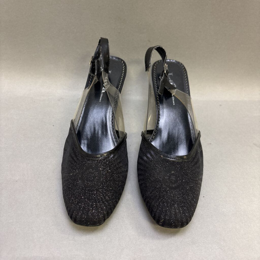 Lava Ladies Black Heels Size 9.5