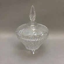 Load image into Gallery viewer, Cut to Clear Lidded Candy Dish (9&quot;)
