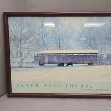 Load image into Gallery viewer, Peter Sculthorpe - Gallery at Greenville; Winter Cow Print (15x39)
