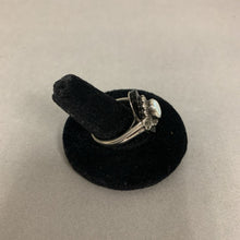 Load image into Gallery viewer, Chapal-Zenray Sterling Marcasite Opal Onyx Ring sz 10
