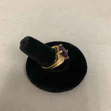 Load image into Gallery viewer, 14K Gold Amethyst Ring sz 6.5 (4.6g)
