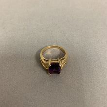 Load image into Gallery viewer, 14K Gold Amethyst Ring sz 6.5 (4.6g)
