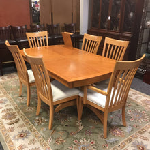 Load image into Gallery viewer, Kitchen Table (30x42x72) w/6 Chairs and 12&quot; Leaf AS IS
