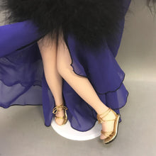 Load image into Gallery viewer, Court of Dolls 615/2500 Porcelain Doll Purple Silk Dress with Hat (22&quot;)
