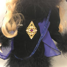 Load image into Gallery viewer, Court of Dolls 615/2500 Porcelain Doll Purple Silk Dress with Hat (22&quot;)

