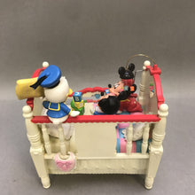 Load image into Gallery viewer, Enesco Disney Babies Musical Crib Commotion Mickey Minnie Mouse Donald Duck (5x5.5x4)
