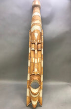Load image into Gallery viewer, Hand Painted Carved Mask Wall Art (39&quot;)(As Is)

