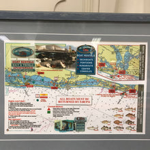 Load image into Gallery viewer, Framed Siesta Key Florida Advertisement (18x41)

