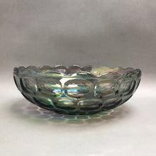 Load image into Gallery viewer, Federal Glass Colonial Iridescent Smoke Carnival Glass Bowl (3.25x9x9)
