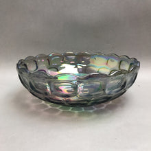 Load image into Gallery viewer, Federal Glass Colonial Iridescent Smoke Carnival Glass Bowl (3.25x9x9)
