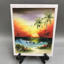 Load image into Gallery viewer, Hand Painted Beach Scene Tile (10x8)

