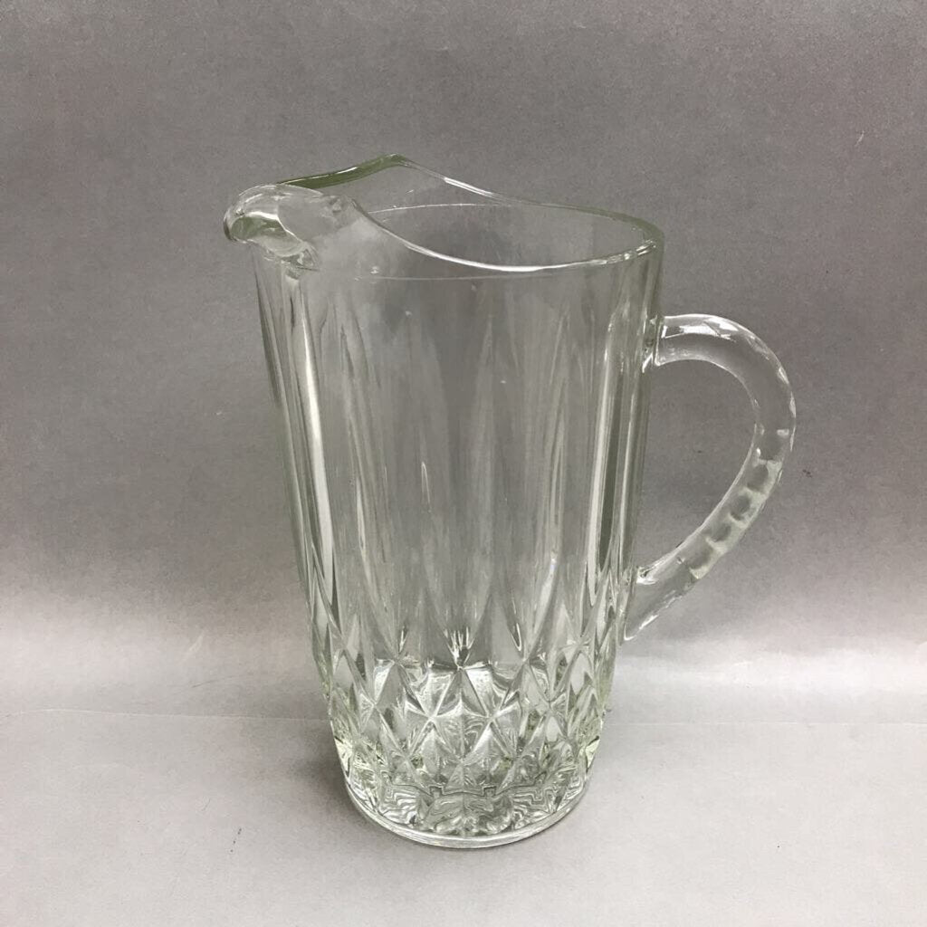 Anchor Hocking Crown Point Clear Glass Pitcher (9