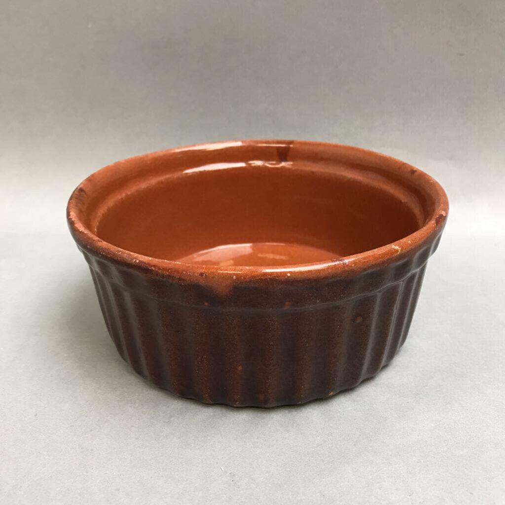 Vulcania Glazed Terracotta Ramekin / Baking Dish (2.5x6)