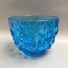 Load image into Gallery viewer, Vintage Blue Pressed Glass Ice Bucket / Bowl (6x8x8)
