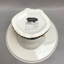 Load image into Gallery viewer, Dept 56 JAM BON French Pig Waiter Pedestal Cake Plate (9&quot;)
