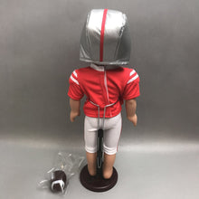 Load image into Gallery viewer, Cititoy Boy Doll; Short Brown Hair, Football Outfit (~18&quot;)
