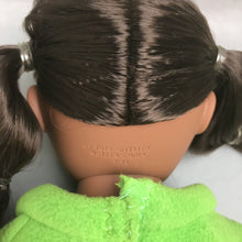 Load image into Gallery viewer, Cititoy Girl Doll; Black Pigtails, Christmas Sweater (18&quot;)
