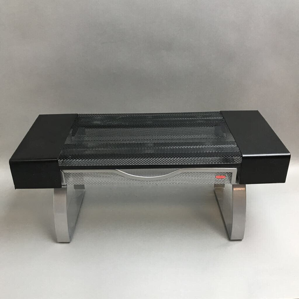Rubbermaid Metal Laptop Stand w/ Drawer (8x18x7.5)