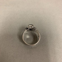 Load image into Gallery viewer, Silver Plated Amethyst Ring sz 9
