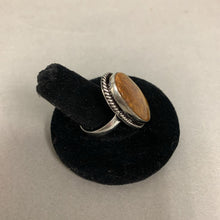 Load image into Gallery viewer, Silver Plated Bumble Bee Jasper Ring sz 9
