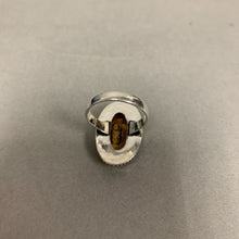 Load image into Gallery viewer, Silver Plated Bumble Bee Jasper Ring sz 9

