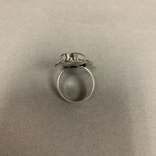 Load image into Gallery viewer, Silver Plated Green Jasper Ring sz 8
