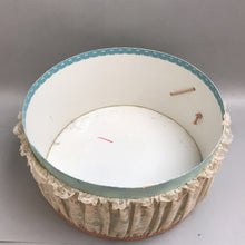 Load image into Gallery viewer, Victorian Lace Covered Hat Box (8x14)
