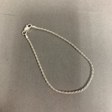 Load image into Gallery viewer, Sterling Rope Chain Bracelet (7.5")
