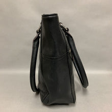 Load image into Gallery viewer, Tiganello Black Faux Leather Purse (11x15x4&quot;)
