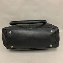 Load image into Gallery viewer, Tiganello Black Faux Leather Purse (11x15x4&quot;)
