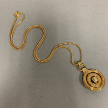 Load image into Gallery viewer, Kenneth J Lane Goldtone Black/White Enamel Switch Necklace (30&quot;)
