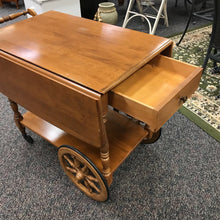 Load image into Gallery viewer, Ethan Allen Maple Tea Cart (29x36x21/41)
