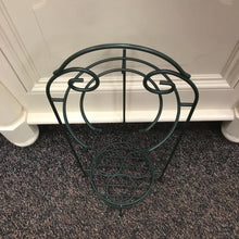 Load image into Gallery viewer, Green Decorative Metal Wine Buffet Rack (29x11)

