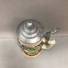 Load image into Gallery viewer, Cremer German Beer Stein; Outdoor Scene, &quot;Trinke stets mit Maß und Ziel...&quot;
