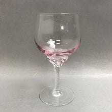 Load image into Gallery viewer, Sasaki Coronation Pink Water Goblet Twisted Stem (6.5&quot;)(7 Available)
