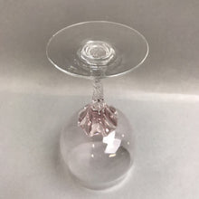 Load image into Gallery viewer, Sasaki Coronation Pink Water Goblet Twisted Stem (6.5&quot;)(7 Available)

