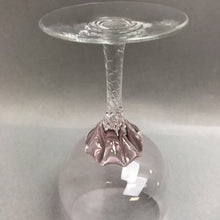 Load image into Gallery viewer, Sasaki Coronation Pink Water Goblet Twisted Stem (6.5&quot;)(7 Available)
