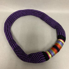 Load image into Gallery viewer, Carol Furtado Designer Handwoven Wrapped Necklace Knitted in Fine Pearl Cotton
