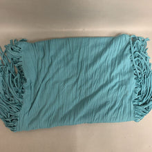 Load image into Gallery viewer, Taleen Teal Cotton Jersey Blend Fringe Infinity Scarf
