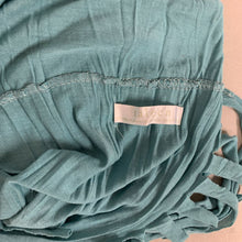 Load image into Gallery viewer, Taleen Teal Cotton Jersey Blend Fringe Infinity Scarf
