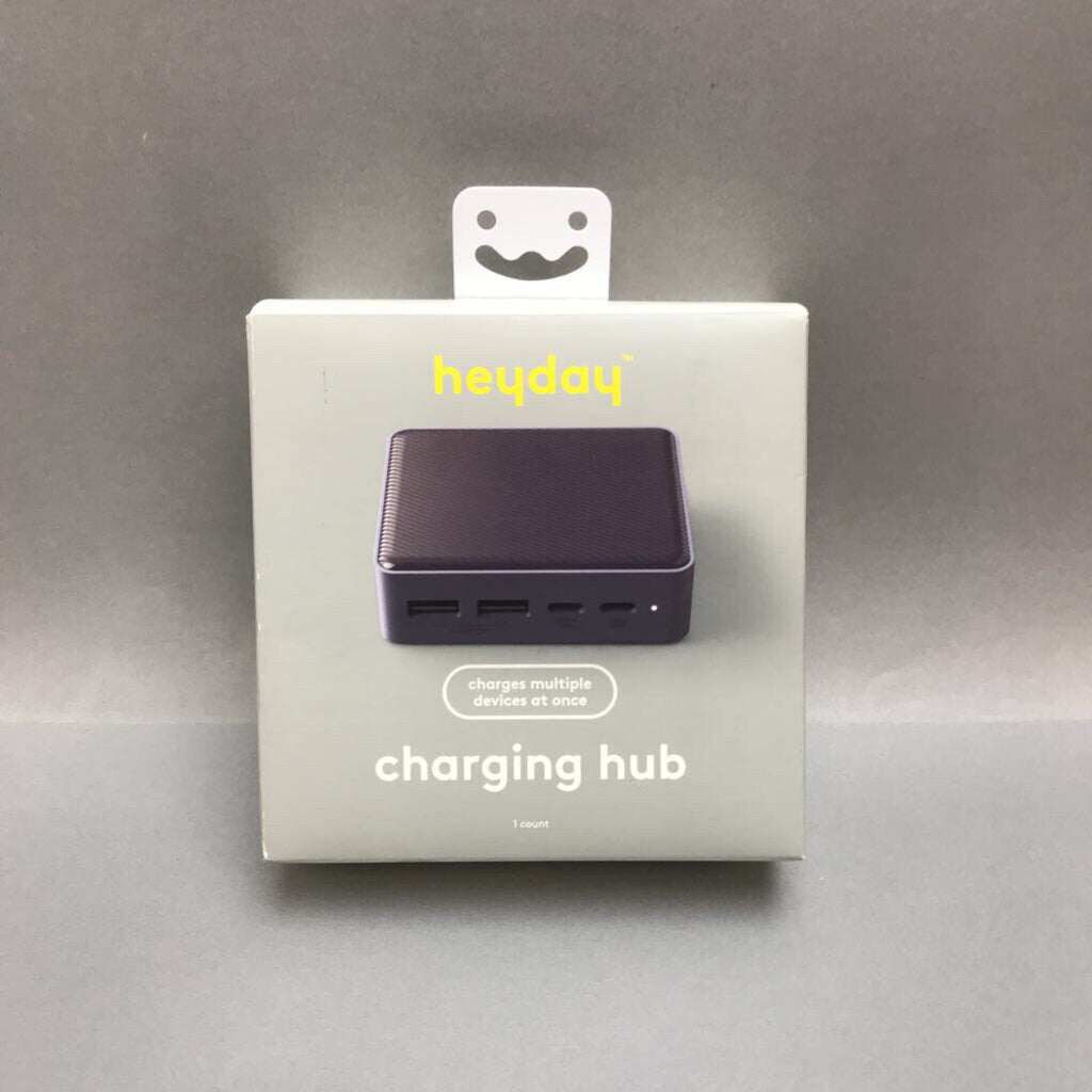 Heyday 4-port Charging Hub (~5x5x2)