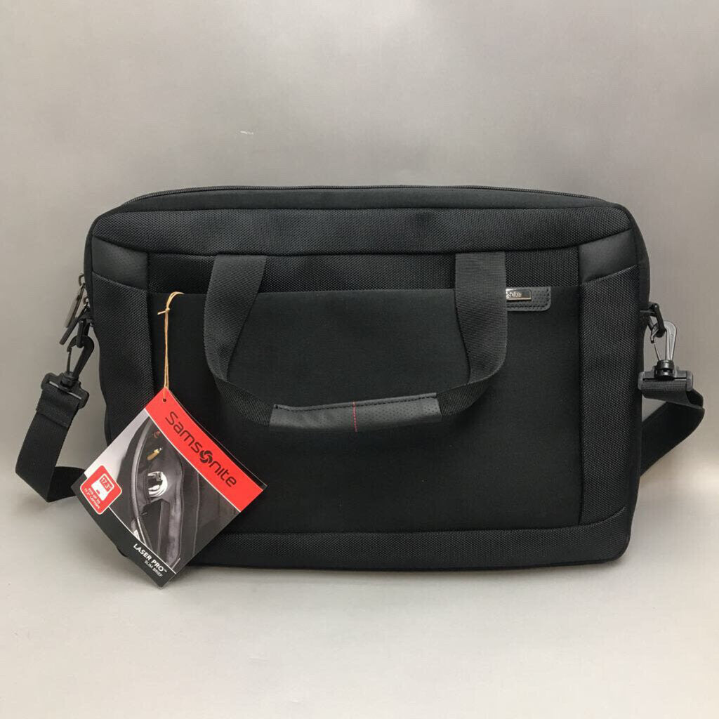 Samsonite Black Neoprene Laptop / Tablet Bag (17x12x2.5)