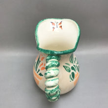 Load image into Gallery viewer, Pottery White with Green Pitcher (8&quot;)
