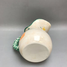 Load image into Gallery viewer, Pottery White with Green Pitcher (8&quot;)
