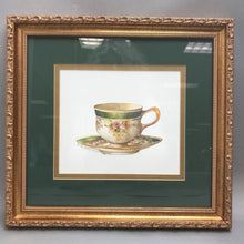 Load image into Gallery viewer, Gold Framed Teacup Print (14x14)
