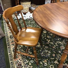 Load image into Gallery viewer, Maple Table (30x60x42) w/4 Chairs &amp; 2 12&quot; Leaves
