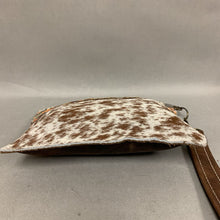 Load image into Gallery viewer, Dancing Cactus Calf Hair Embossed Leather Wristlet Clutch Purse (6x8.5&quot;)
