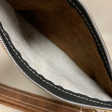 Load image into Gallery viewer, Dancing Cactus Calf Hair Embossed Leather Wristlet Clutch Purse (6x8.5&quot;)

