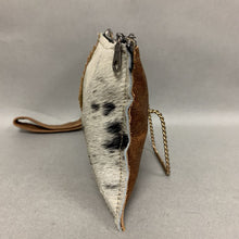 Load image into Gallery viewer, Dancing Cactus Calf Hair Embossed Leather Wristlet Clutch Purse (6x8.5&quot;)

