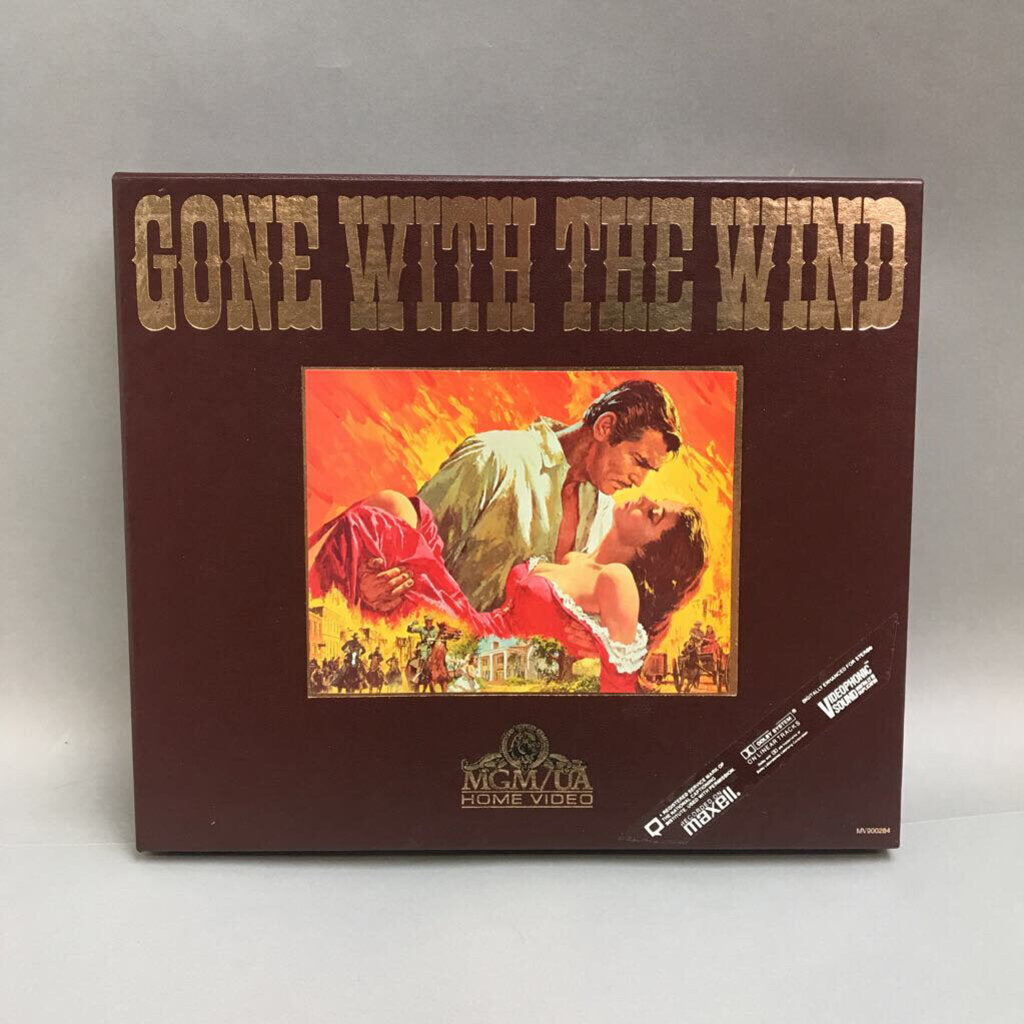 Gone With the Wind 2-VHS Tape Collector's Edition (9.25x10.5x1.25)